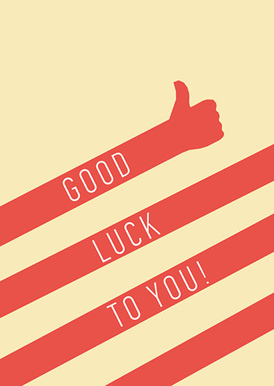 Ευχετήρια Κάρτα 11X15 ''Good luck'' [01626]