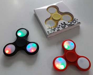 Σβουράκι Fidget Spinner Με Φως