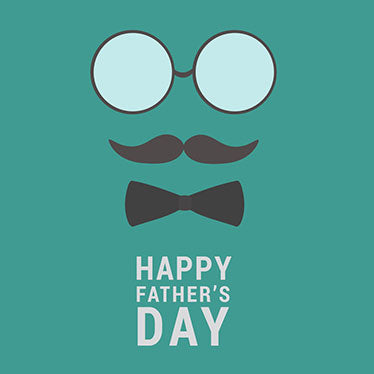 Ευχετήρια Κάρτα 10X10 Happy Father's Day Γιορτή του Πατέρα (02060)