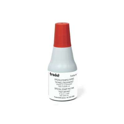 Μελάνι Σφραγίδος Trodat Quick Dry Κόκκινο 25ml (7021)