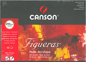 Μπλοκ Καμβά 24X33 Figueras Oil 290gr 10 Φύλλα