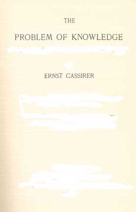 The Problem of Knowledge - [Used]