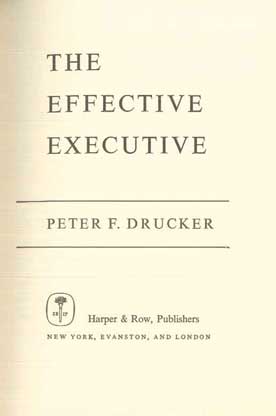 The Effective Executive - [Used]