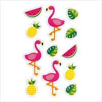 Αυτοκόλλητα Stickers Metalic Foil Flamingos (85-461)