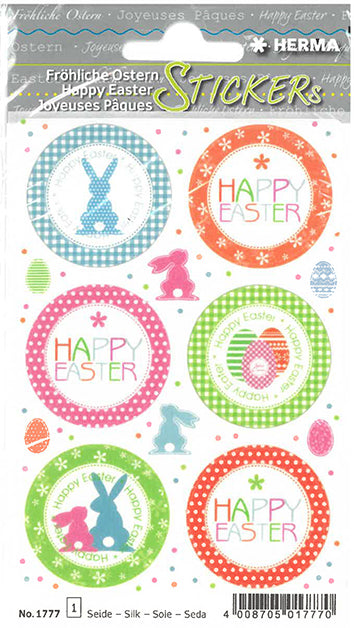 Αυτοκόλλητα Stickers Magic Happy Easter Στρογγυλό (1777)