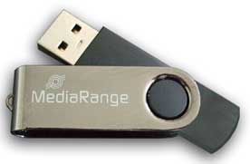 USB Flash Drive 4GB Media Range