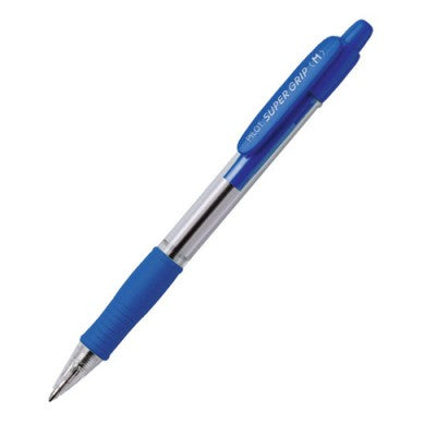 Στυλό Pilot Super Grip 1.0 Medium Μπλέ