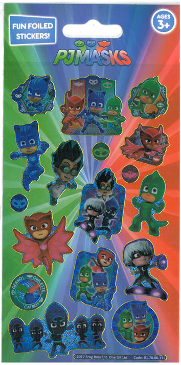 Αυτοκόλλητα Stickers PJMasks (017006135)