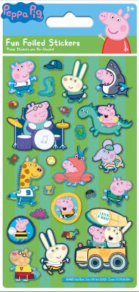 Αυτοκόλλητα Stickers Peppa Pig Green Sparkly (017006154)