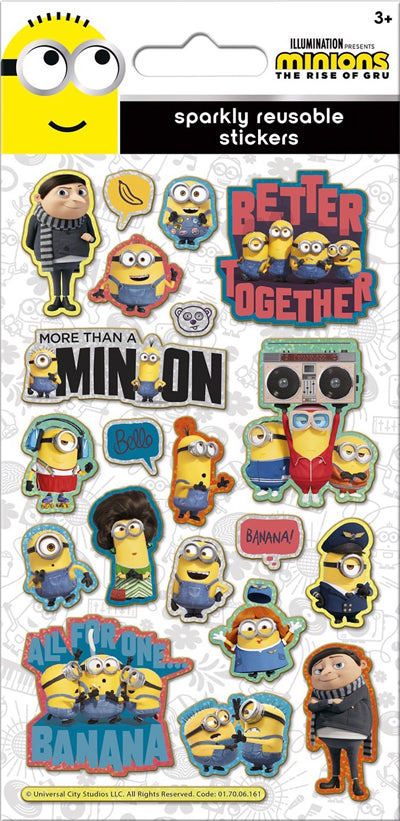 Αυτοκόλλητα Stickers Minions Maxi Reusable (017006161)