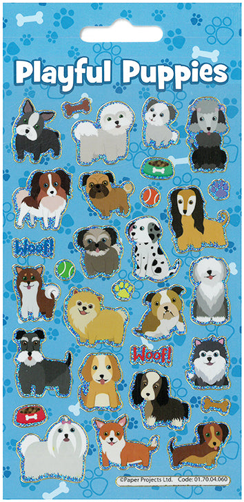 Αυτοκόλλητα Stickers Σκυλάκια ''Playfull Puppies'' Reusable (017004060)