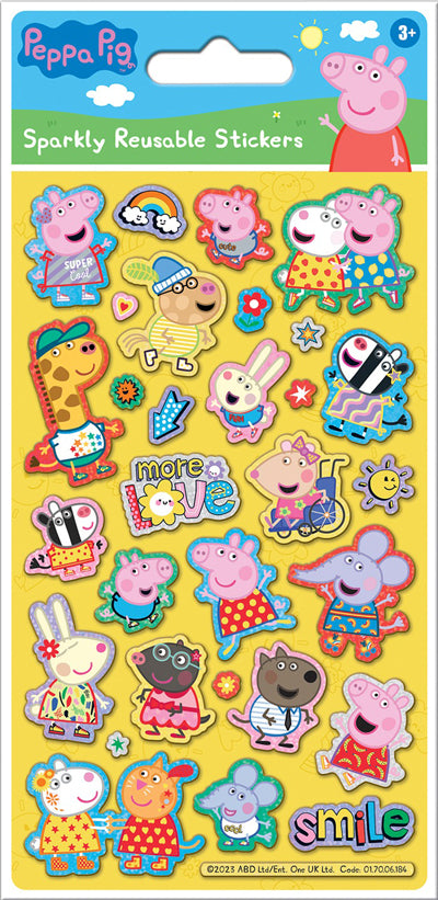 Αυτοκόλλητα Stickers Peppa Pig Love Maxi Reusable (017006184)