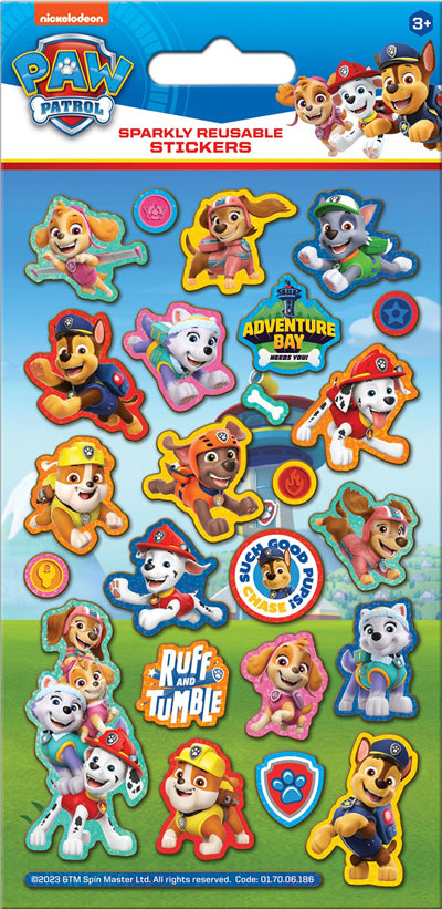 Αυτοκόλλητα Stickers Paw Patrol Maxi Reusable (017006186)