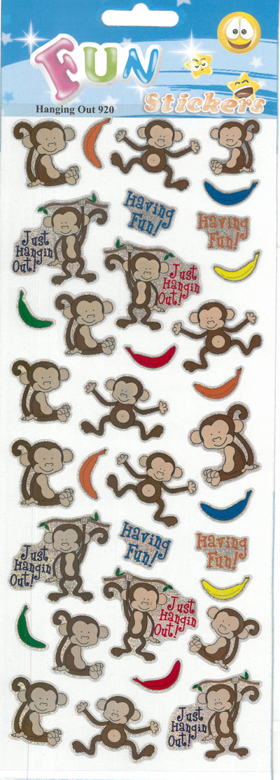 Αυτοκόλλητα Stickers Fun Μαϊμού Hanging Out (920)