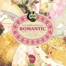 Φύλλο Scrapbooking Romantic 30X31εκ