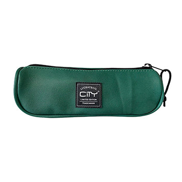 Κασετίνα με Φερμουάρ City Eclair Leatherlike Green (27999)