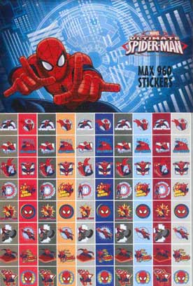 Αυτοκόλλητα Stickers Spider Man 960τμχ