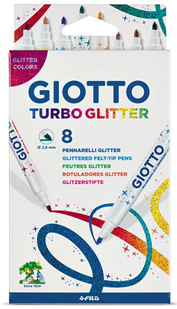 Μαρκαδόροι Giotto Glitter 8τεμ. (4258)