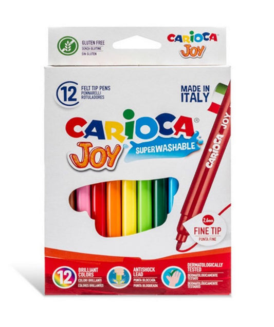 Μαρκαδόροι Παιδικοί Carioca Joy 12τεμ