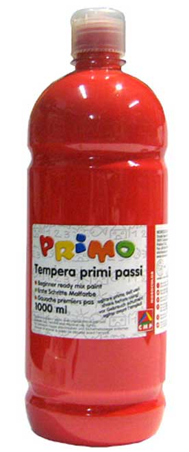 Τέμπερα Primo 1000ml Κόκκινο