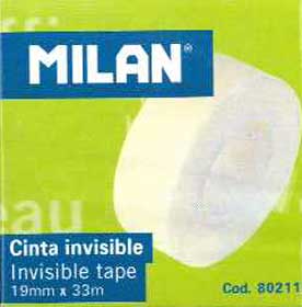 Σελοτειπ Milan Invisible 19mmX33m 