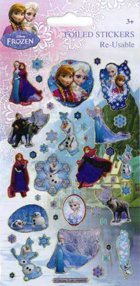 Αυτοκόλλητα Stickers Frozen (Re-Usable) (6002)