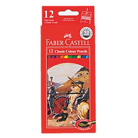 Ξυλομπογιές Faber Castell 12τεμ (Κόκκινη)