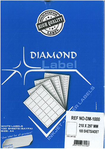 Ετικέτες Diamond 210X297mm Α4 100Φ (DM-1000)