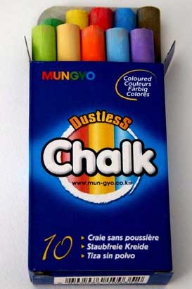 Κιμωλίες Chalk Εγχρωμες 10τεμ