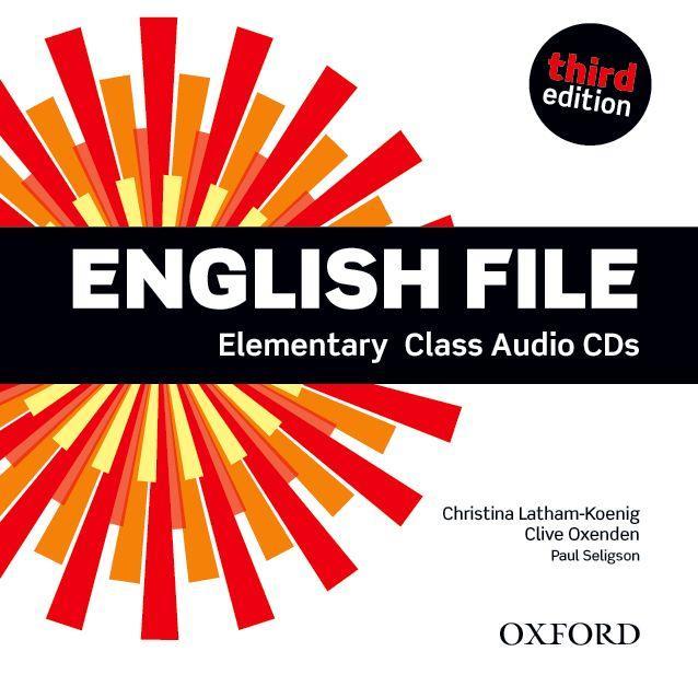 ENGLISH FILE 3RD EDITION ELEMENTARY CLASS CDs (4)