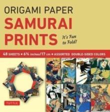 ORIGAMI PAPER - SAMURAI PRINTS - SMALL 6 3/4" - 48 SHEETS