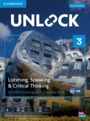 UNLOCK 3 LISTENING, SPEAKING & CRITICAL THINKING STUDENT'S BOOK ( PLUS DIGITAL PACK) 2ND EDITION