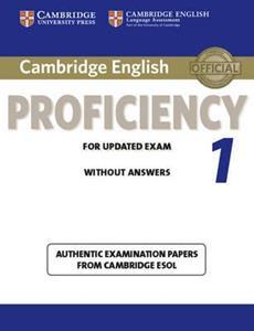 CPE CAMBRIDGE PROFICIENCY 1 PRACTICE TESTS