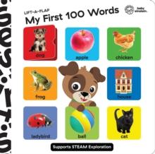 BABY EINSTEIN LIFT A FLAP MY FIRST 100 WORDS NOVELTY BOARD BOOK