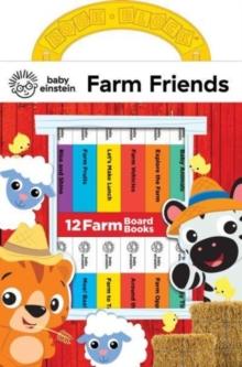 BABY EINSTEIN FARM FRIENDS 12 BOARD BOOKS  MY FIRST LIBRARY