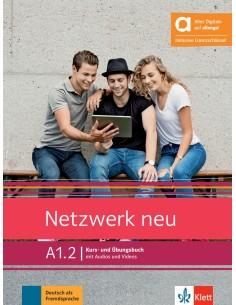 NETZWERK NEU A1.2 KURSBUCH UND ARBEITSBUCH ( PLUS AUDIO&VIDEO ONLINE) (HYBRIDE)