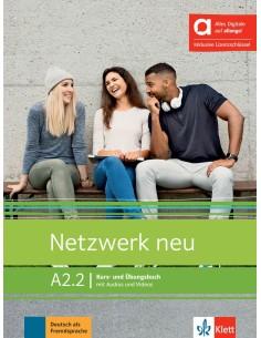 NETZWERK NEU A2.2 KURSBUCH UND ARBEITSBUCH ( PLUS AUDIO&VIDEO ONLINE) (HYBRIDE)