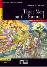 THREE MEN ON THE BUMMEL LEVEL B2.1 (BK PLUS CD)