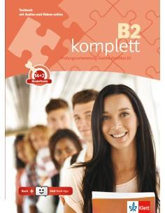 KOMPLETT B2 TESTBUCH ( PLUS AUDIO  PLUS  VIDEO  PLUS KLETT BOOK APP)