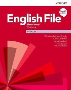 ENGLISH FILE 4TH EDITION ELEMENTARY WORKBOOK WITH KEY