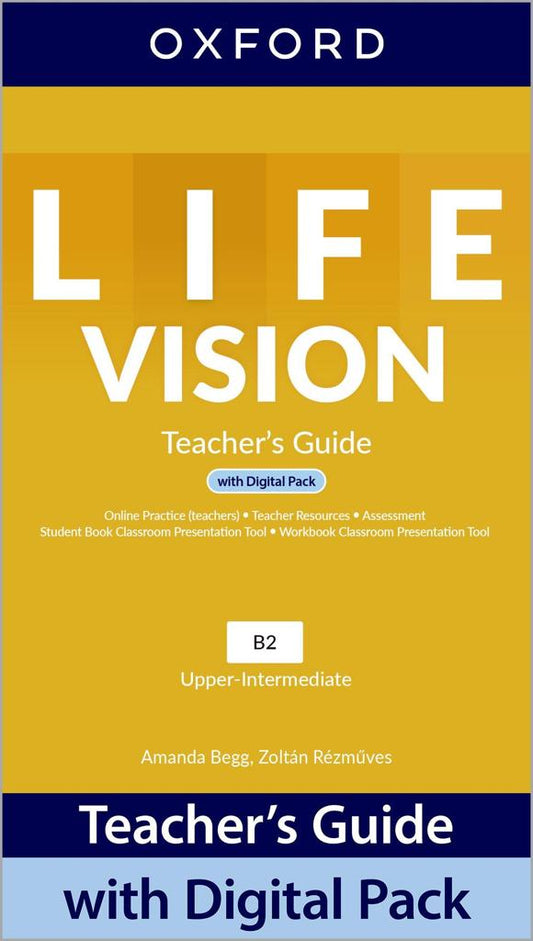 LIFE VISION UPPER-INTERMEDIATE TEACHER'S GUIDE ( PLUS DIGITAL PACK)