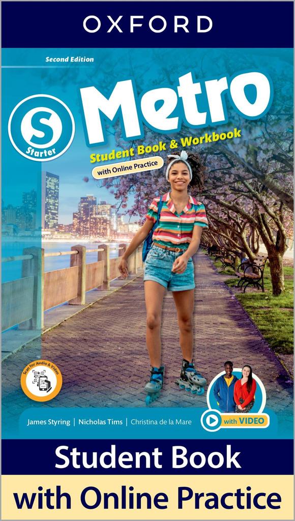 METRO STARTER 2ND STUDENT'S BOOK & WORKBOOK ( PLUS ONLINE PRACTICE)