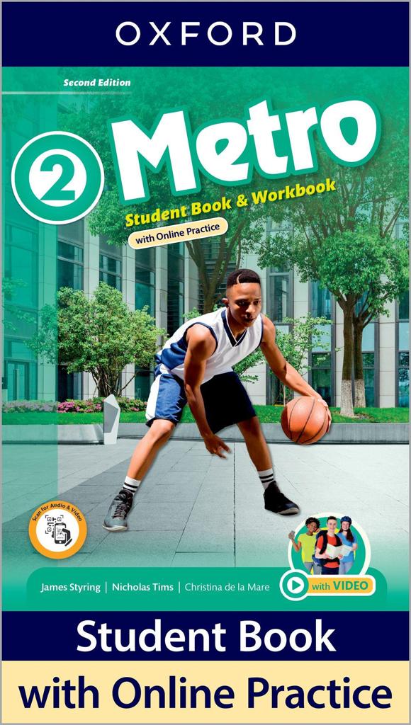 METRO 2 2ND STUDENT'S BOOK & WORKBOOK ( PLUS ONLINE PRACTICE)