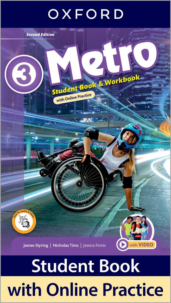 METRO 3 2ND STUDENT'S BOOK & WORKBOOK ( PLUS ONLINE PRACTICE)