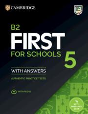 CAMBRIDGE FCE FIRST FOR SCHOOLS 5 SELF STUDY (STUDENT'S BOOK WITH ANSWERS & AUDIO)