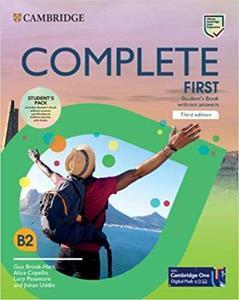 COMPLETE FIRST FCE 3RD EDITION STUDENT'S PACK (STUDENT'S BOOK PLUS ONLINE PLUS WORKBOOK PLUS AUDIO) REVISED 2021