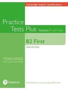 CAMBRIDGE FIRST PRACTICE TESTS PLUS VOLUME 1 WITH ANSWERS ( PLUS ONLINE RESOURCES)