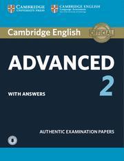 CAMBRIDGE ADVANCED 2 PRACTICE TESTS WITH ANSWERS ( PLUS DOWNLOADABLE AUDIO) SELF STUDY