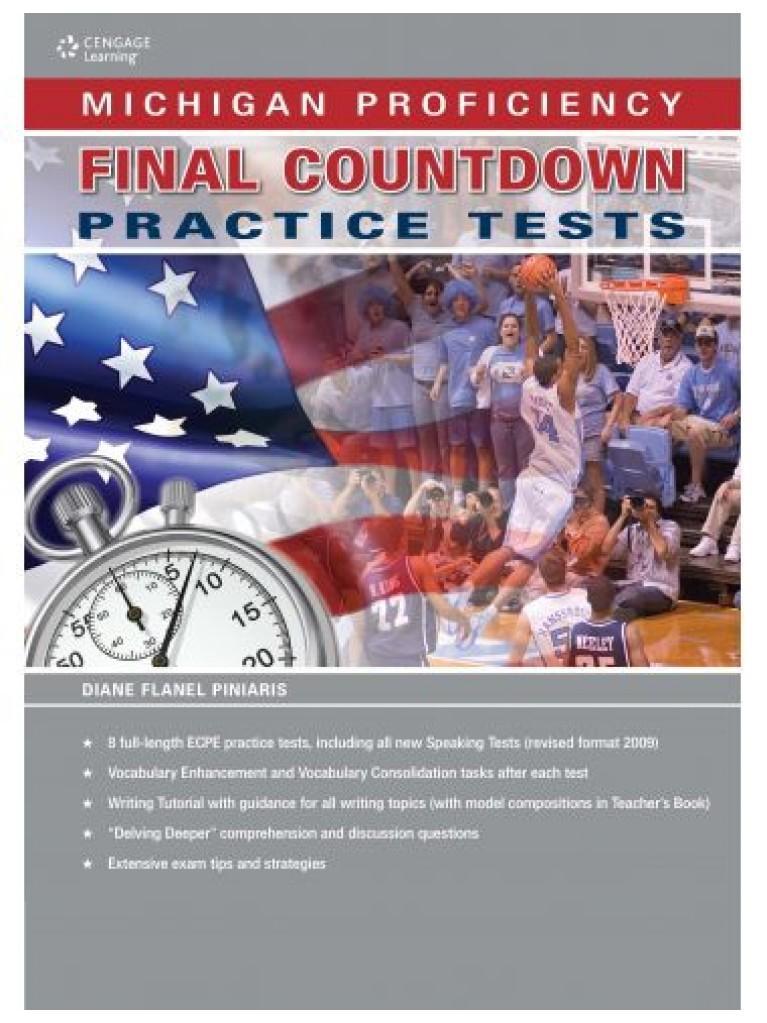 ECPE FINAL COUNTDOWN ( PLUS GLOSSARY) TEACHER'S BOOK (PINIARIS) 2021