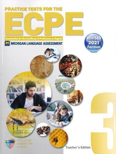 ECPE PRACTICE EXAMINATIONS BOOK 3 TEACHER'S BOOK ( PLUS CD) REVISED 2021 FORMAT